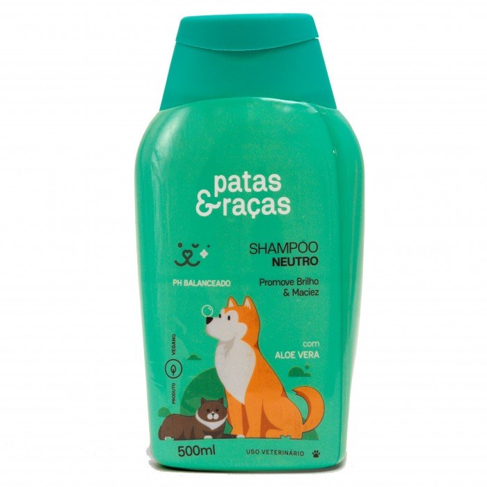 Shampoo Aloe Vera Neutro para cães e gatos